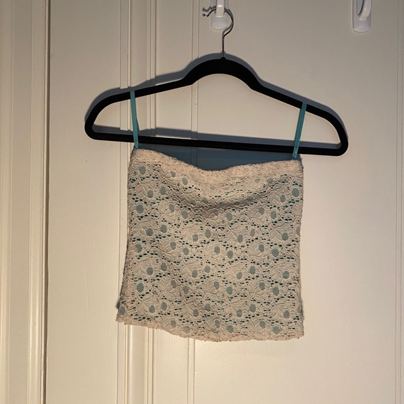 Silence + Noise Green Tube Top